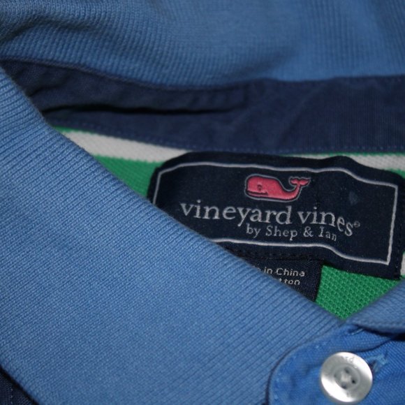 Vineyard Vines patchwork ss Mens polo LARGE - Picture 2 of 7